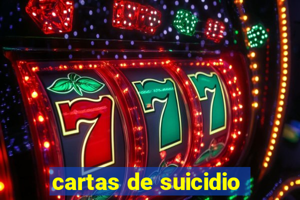 cartas de suicidio